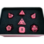 red dice box